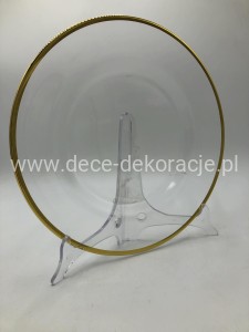 TALERZ SZKLANY DEKORACYJNY
