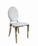 Krzesło Glamour oparcie stałe 
