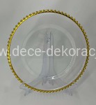 Podtalerz Weselny Złote Kulki 33 cm