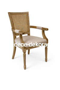 Krzesło drewniane  Louis z podłokietnikami