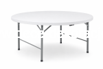 STÓŁ OKRĄGŁY PLASTIKOWY pełny blat 180 CM