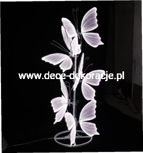 Dekoracyjne motyle LED 2.18m