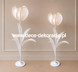 Zestaw 2 dekoracyjnych kwiatów LED