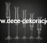 świecznik szklany
