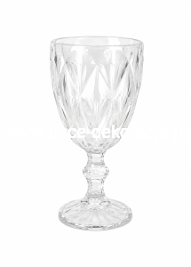 Kielich szklany transparentny
