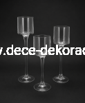 Komplet kielichów szklanych