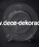 TALERZ SZKLANY DEKORACYJNY