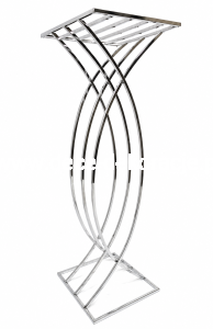 ŚWIECZNIK 100cm  srebrny